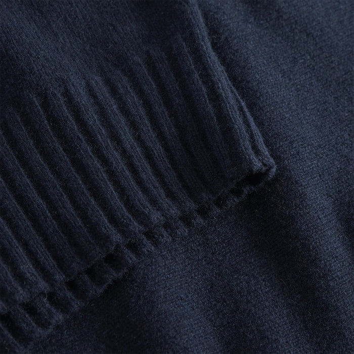 Norse Projects - Sigfred Cashmere Sweater in Dark Navy - Nigel Clare