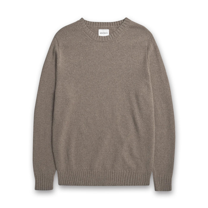 Norse Projects - Sigfred Cashmere Sweater in Taupe - Nigel Clare