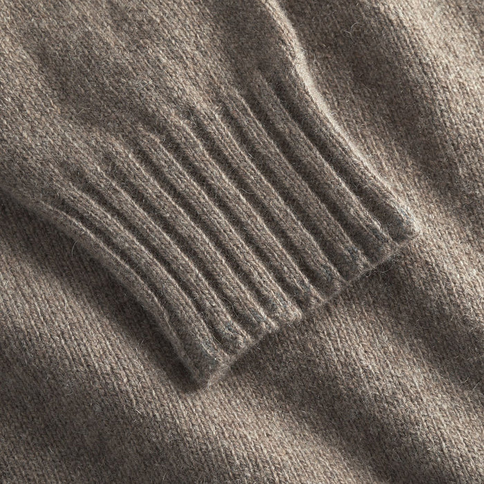 Norse Projects - Sigfred Cashmere Sweater in Taupe - Nigel Clare