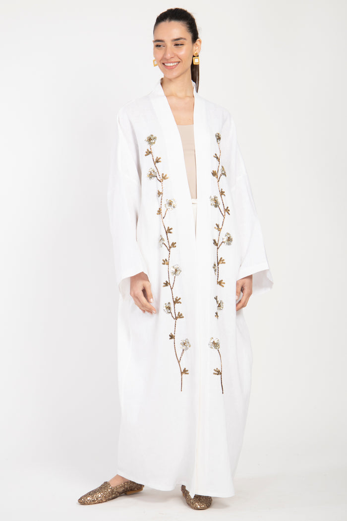 Nour Hand Embroidered Abaya