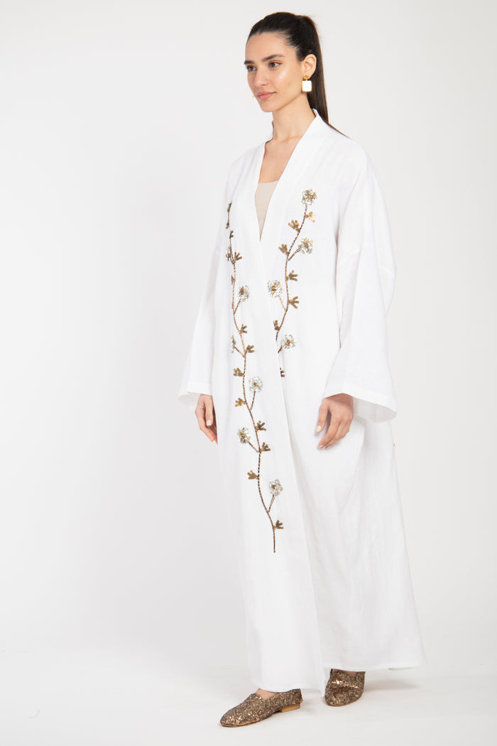 Nour Hand Embroidered Abaya