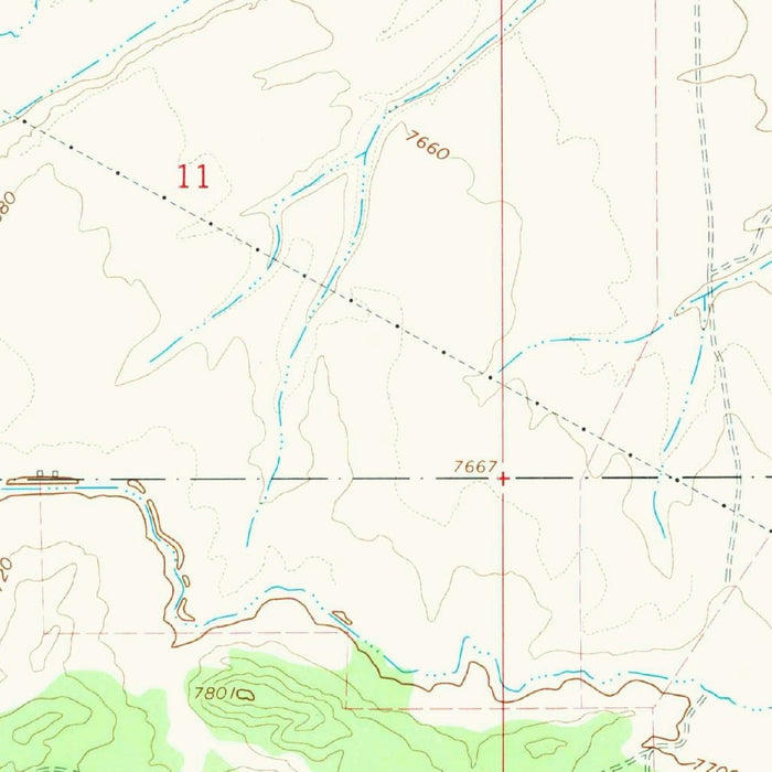 Old Map of Bryce Canyon, Utah by USGS, 1966 – Dixie National Forest & Red Canyon