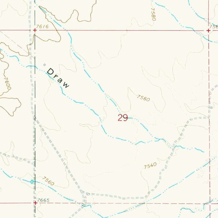 Old Map of Bryce Canyon, Utah by USGS, 1966 – Dixie National Forest & Red Canyon
