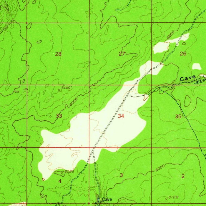 Old Map of Kanab, Utah, 1957 by USGS – Kanab Creek, Colorado River & Highway 89