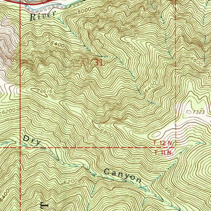 Old Map of Logan, Utah by USGS, 1961 – Cache Valley, Bear River & Logan Canyon