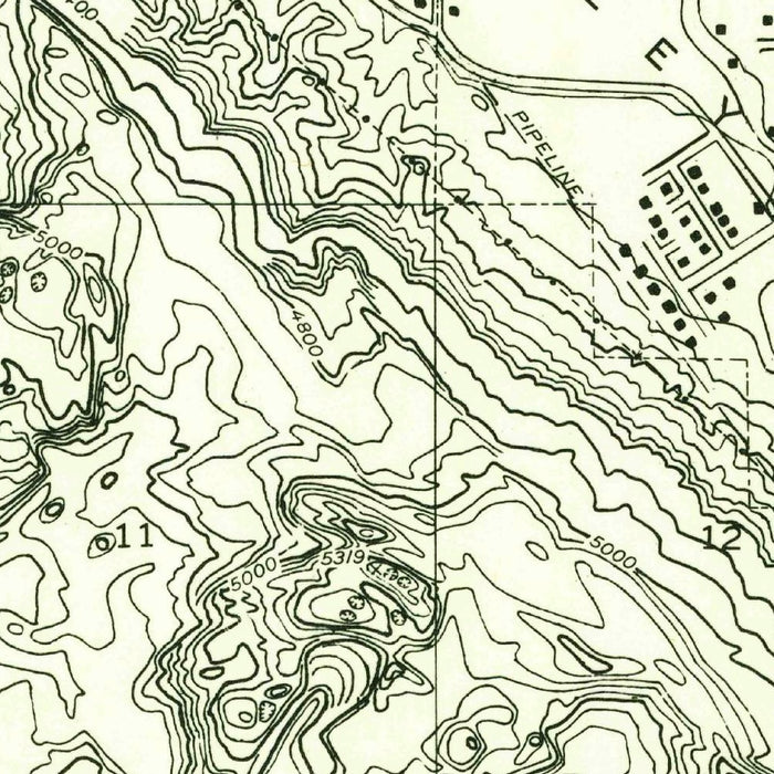 Old Map of Moab, Utah by USGS, 1959 – Colorado River, Arches National Park & La Sal Mountains