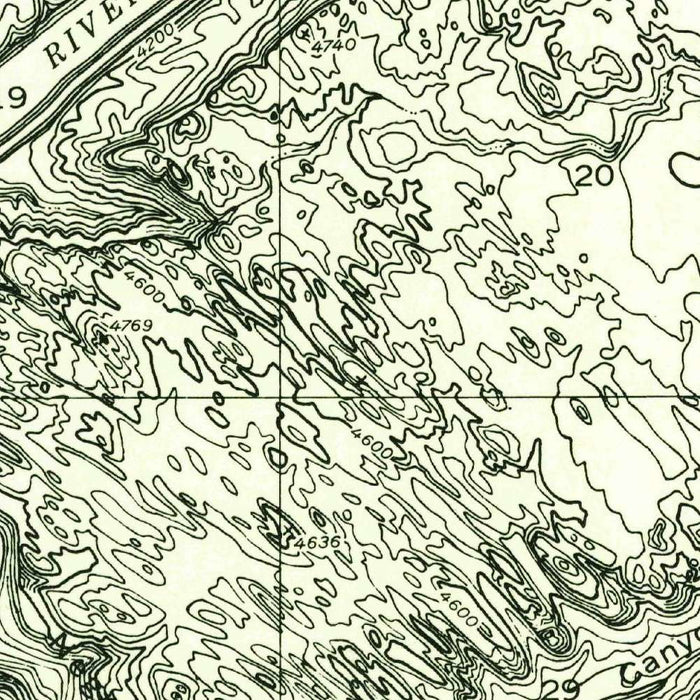Old Map of Moab, Utah by USGS, 1959 – Colorado River, Arches National Park & La Sal Mountains