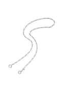 Old World Chain in Silver - 14k Yellow Gold Loops