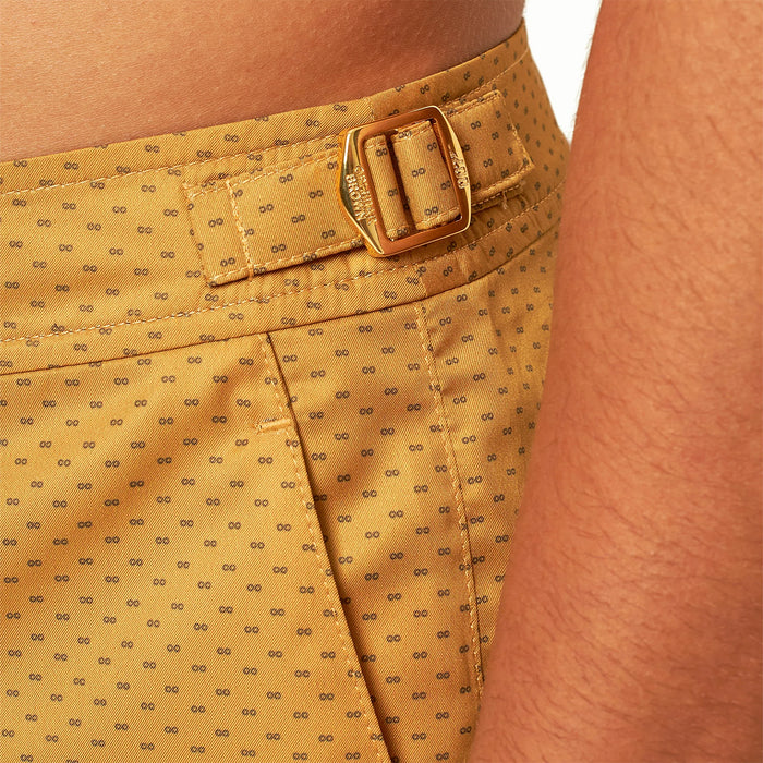 Orlebar Brown - Bulldog 007 Bullion Swimshorts in Gold - Nigel Clare
