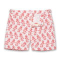 Orlebar Brown - Bulldog Bamboo Swim Shorts in White/Red - Nigel Clare