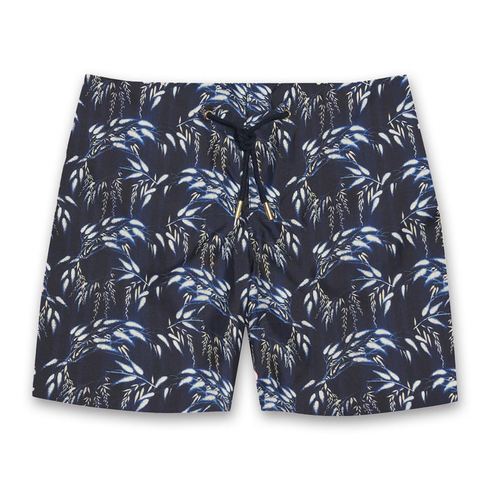 Orlebar Brown - Bulldog Catkin Swim Shorts in Night Iris - Nigel Clare