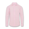Orlebar Brown - Giles Linen Tailored Fit Shirt in Pink/White - Nigel Clare