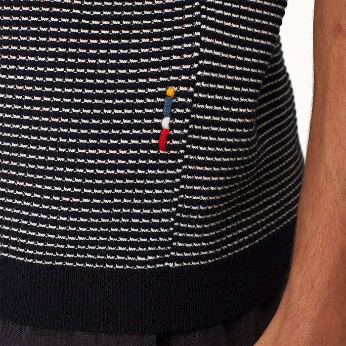 Orlebar Brown - Roddy Classic Fit Polo in Navy/White - Nigel Clare