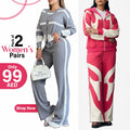PACK OF 2 Fashion Women's Track SUIT