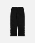 Paisley Studded Twill Pants (Black)