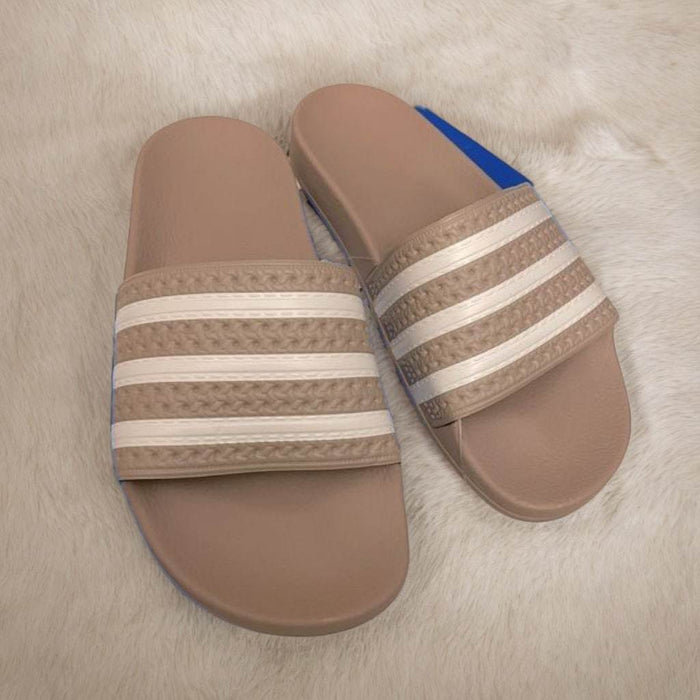 Pale Nude Slides Slippers - Dubai Offers Today