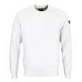 Paul & Shark - Crew Neck Tonal Panel Cotton Jumper in White - Nigel Clare