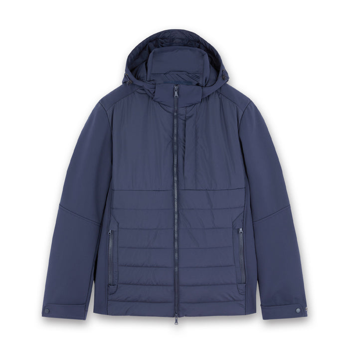 Paul & Shark - Re-Shark Shell Hybrid Jacket in Navy - Nigel Clare
