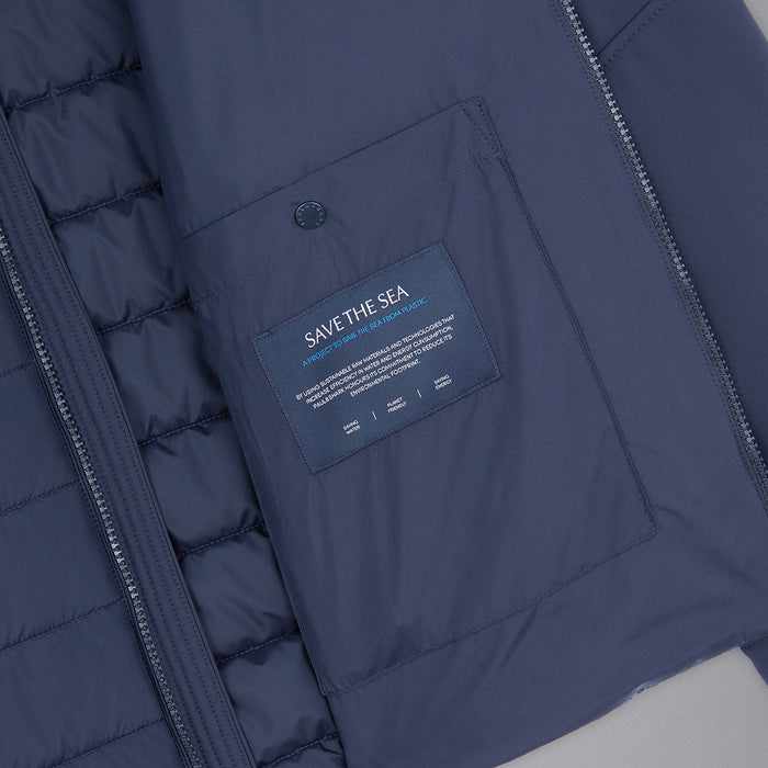 Paul & Shark - Re-Shark Shell Hybrid Jacket in Navy - Nigel Clare