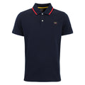 Paul & Shark - Tipped Collar Polo Shirt in Navy & Red - Nigel Clare