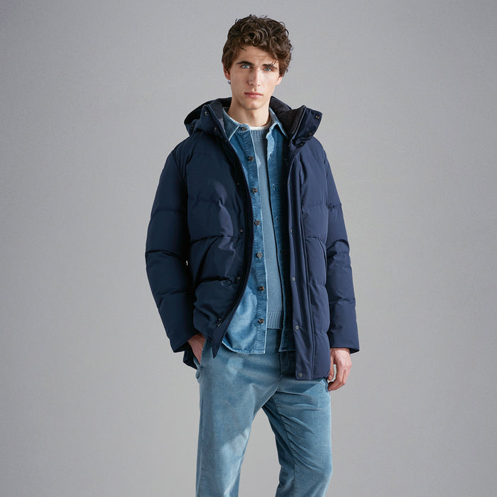 Paul & Shark - Typhoon Re-4x4 Stretch Jacket in Navy - Nigel Clare