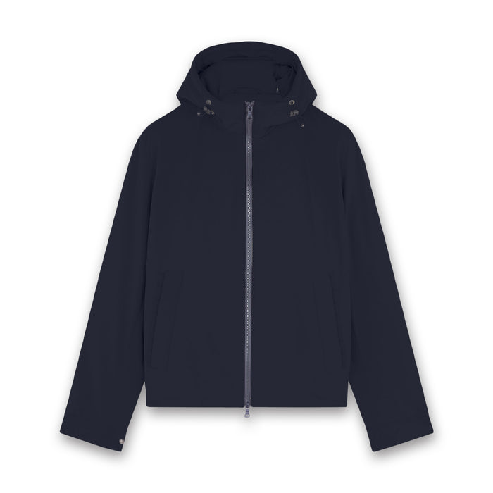 Paul & Shark - Typhoon Re-4X4 Stretch Windbreaker in Navy - Nigel Clare