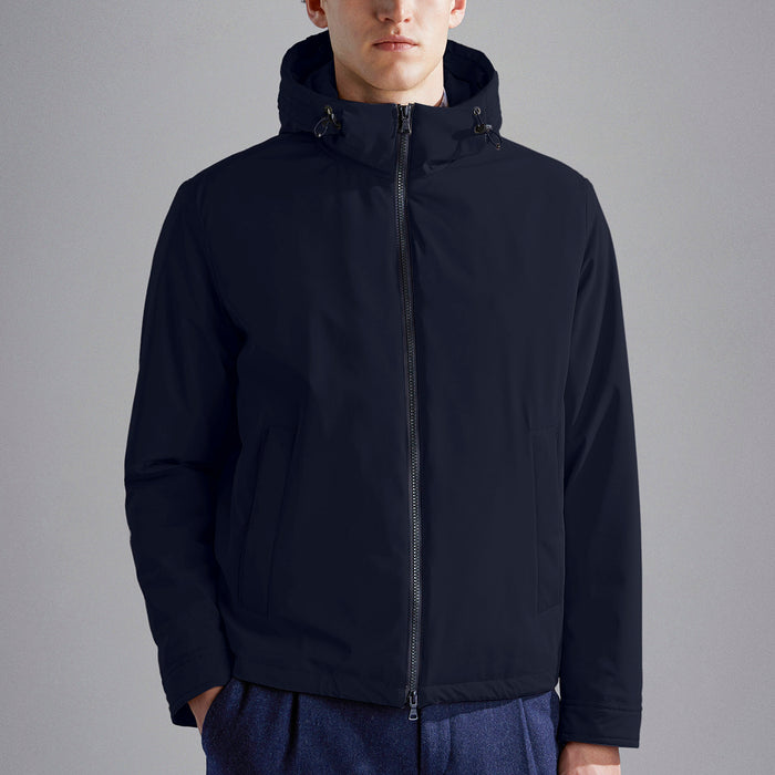 Paul & Shark - Typhoon Re-4X4 Stretch Windbreaker in Navy - Nigel Clare