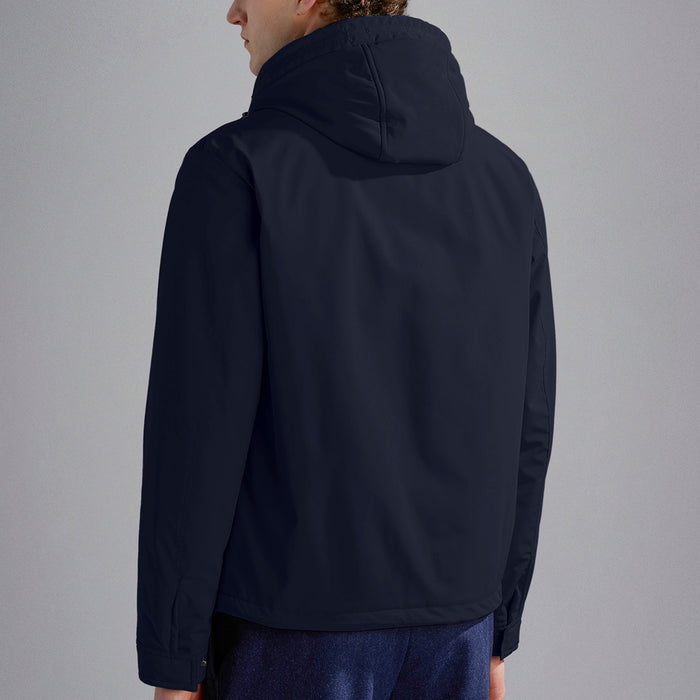 Paul & Shark - Typhoon Re-4X4 Stretch Windbreaker in Navy - Nigel Clare