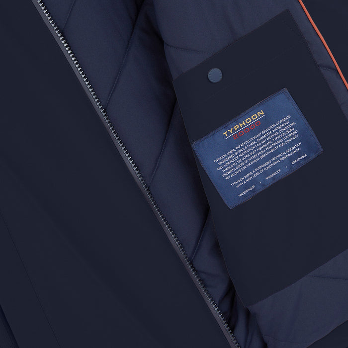Paul & Shark - Typhoon Re-4X4 Stretch Windbreaker in Navy - Nigel Clare