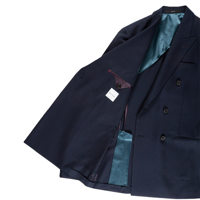 Paul Smith - Kensington Slim Fit Double Breasted Blazer in Navy - Nigel Clare