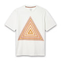 Paul Smith - 'Signature Stripe Triangle' Print T-Shirt in White - Nigel Clare