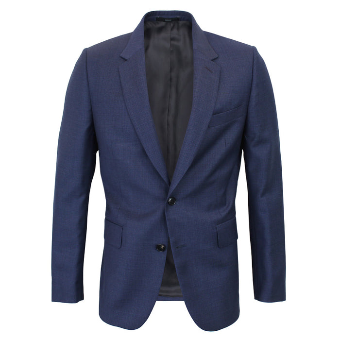 Paul Smith - Soho Fit Houndstooth Pattern Suit in Navy - Nigel Clare