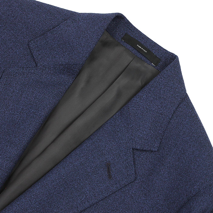 Paul Smith - Soho Fit Textured Wool Blazer in Blue - Nigel Clare