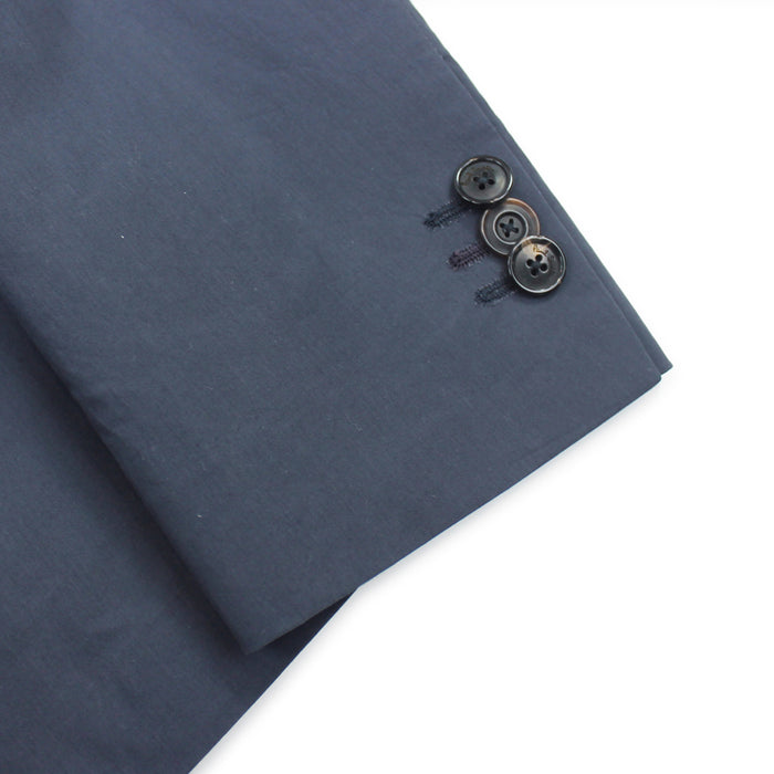 Paul Smith - Soho Fit Two Button Cotton Blazer in Navy - Nigel Clare