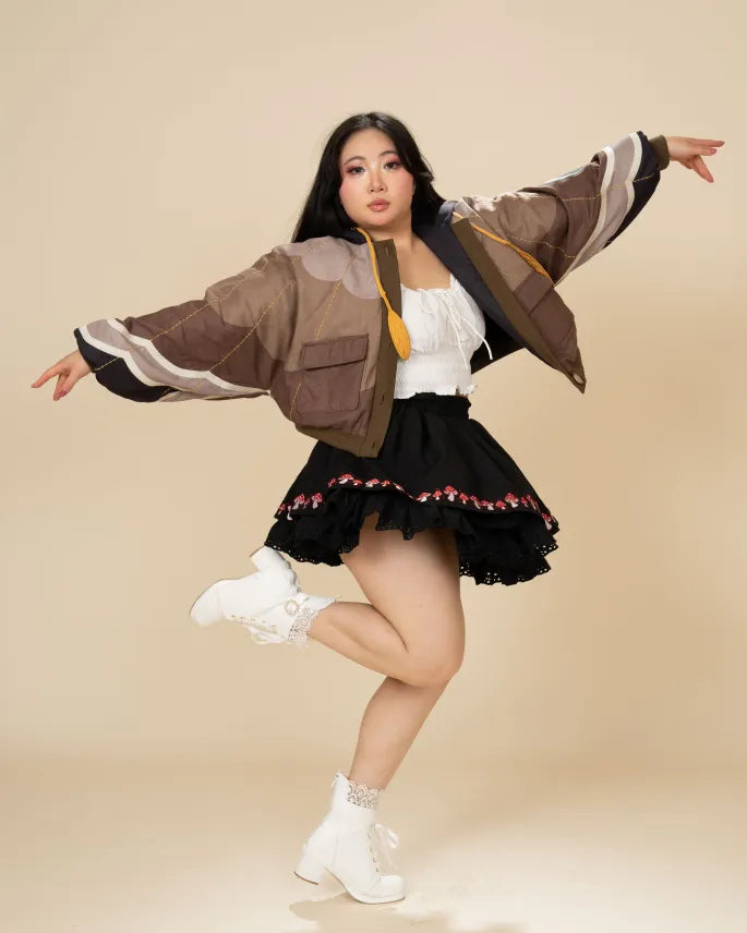 Peacock Moth Cropped Jacket (Pre-Order CLOSED) (ESD September 30th - October 30th, 2026)