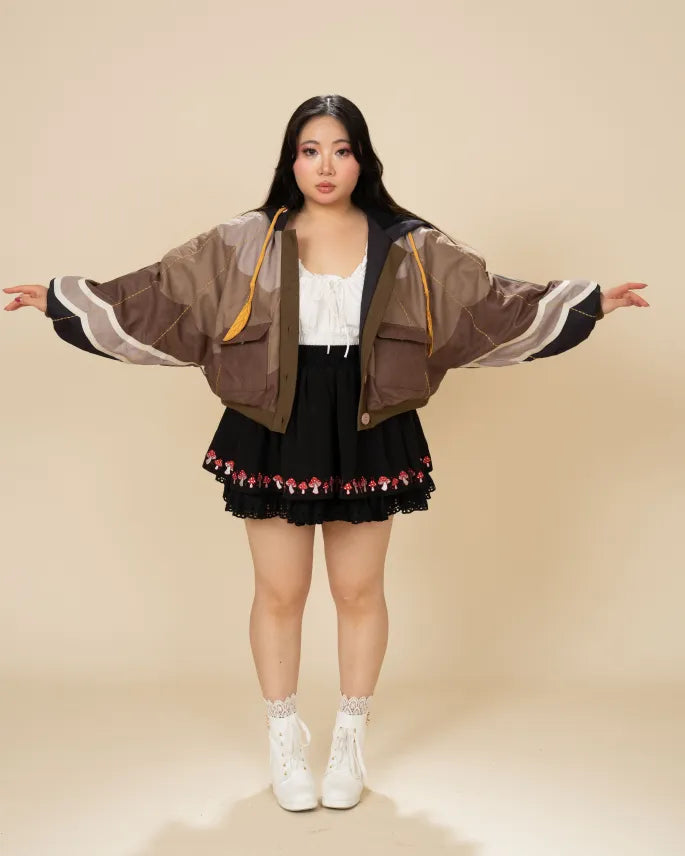 Peacock Moth Cropped Jacket (Pre-Order CLOSED) (ESD September 30th - October 30th, 2026)