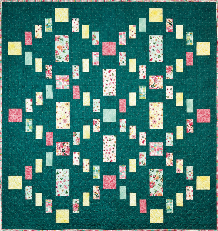 Peony Blossoms Half Yard Bundle, quilting fabric by Wilmington