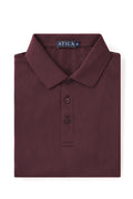 Performance Polo Wine Shirt - Atica Man