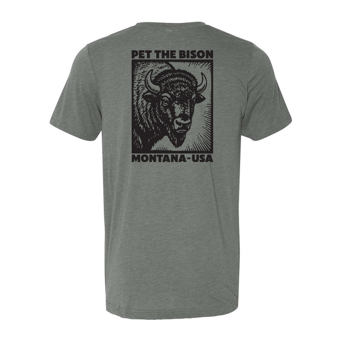 Pet The Bison Tee