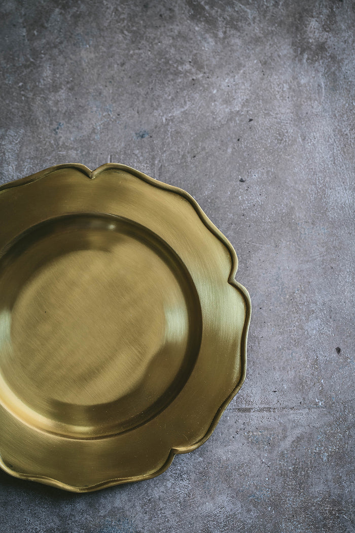 Petal Brass Tray - Large