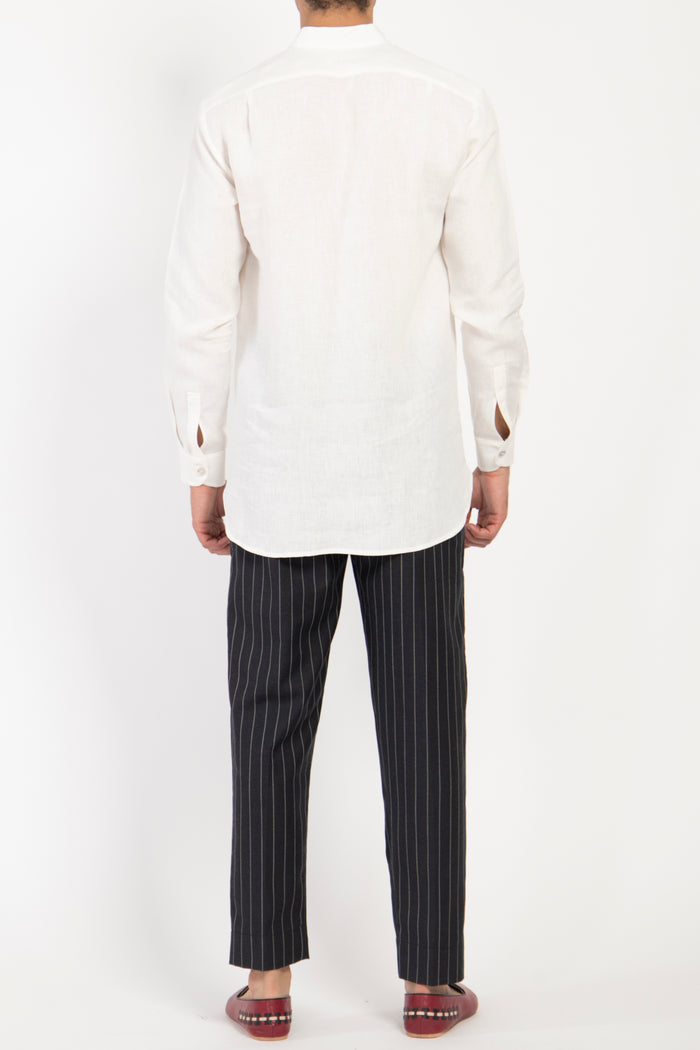 Philippe Linen White Shirt