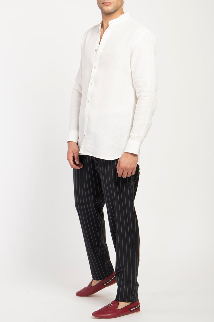 Philippe Linen White Shirt