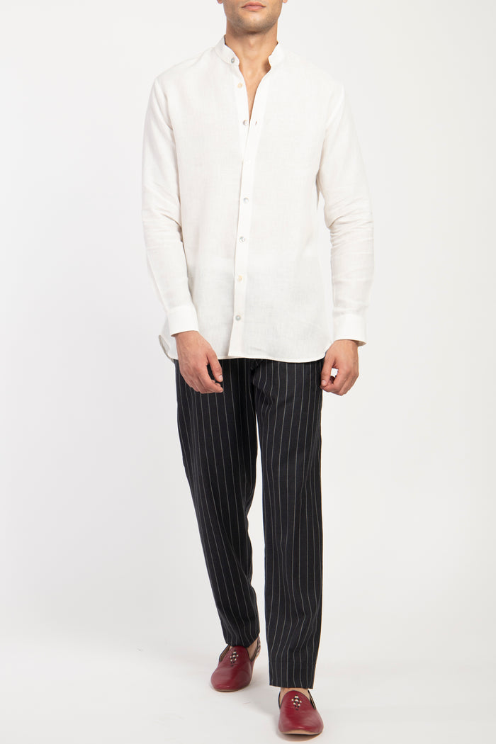 Philippe Linen White Shirt