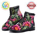 Pink Cactus - Leather Martin Boots white / 36
