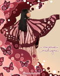 Pink Monarch Cardigan