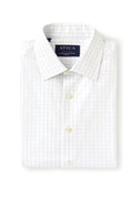 Providence Light Blue Windowpane Shirt - Atica Man