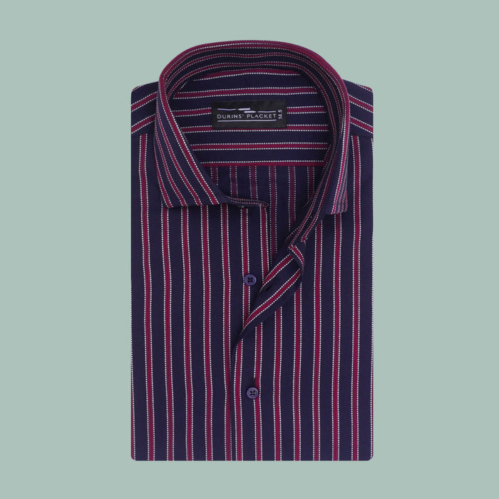 PRUSSIAN GARNET STRIPES