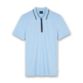 PS Paul Smith - Contrast Trim Zip Polo in Blue - Nigel Clare