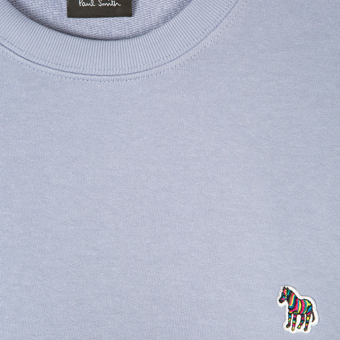 PS Paul Smith - Zebra Logo Sweatshirt in Pale Blue - Nigel Clare
