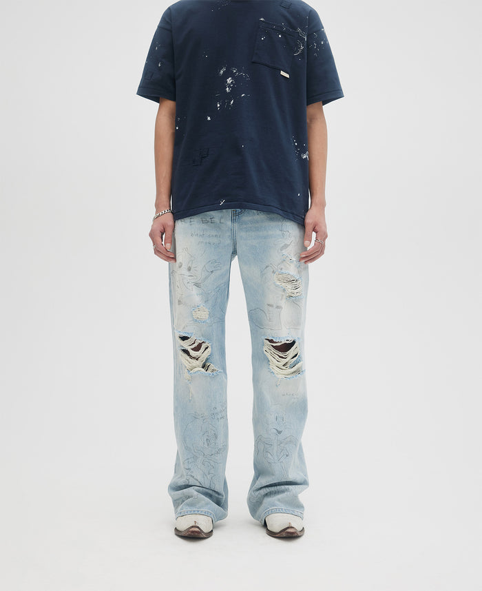 Quack Bootcut Jeans (Blue)